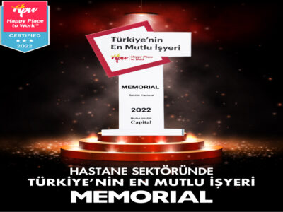 HASTANE SEKTÖRÜNDE TÜRKİYE’NİN EN MUTLU İŞYERİ MEMORIAL