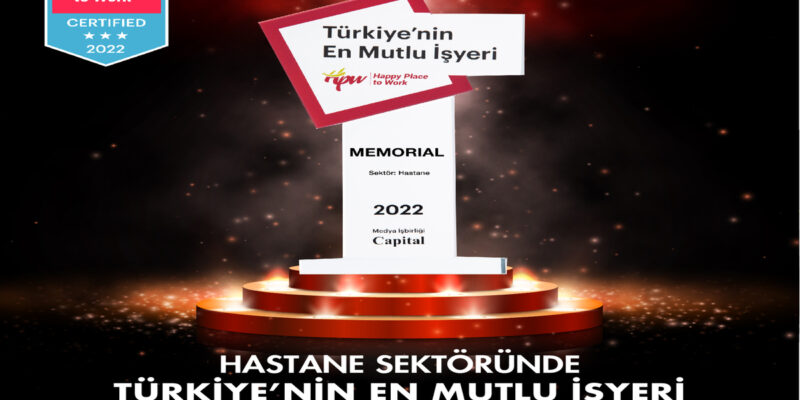 HASTANE SEKTÖRÜNDE TÜRKİYE’NİN EN MUTLU İŞYERİ MEMORIAL