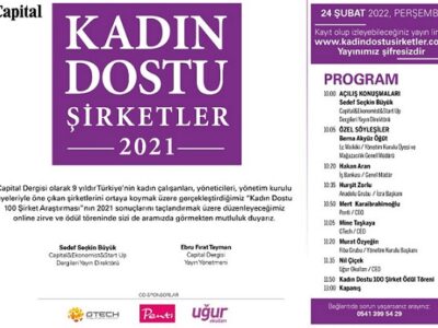 Kadın Dostu 100 Şirket Ödül Töreni