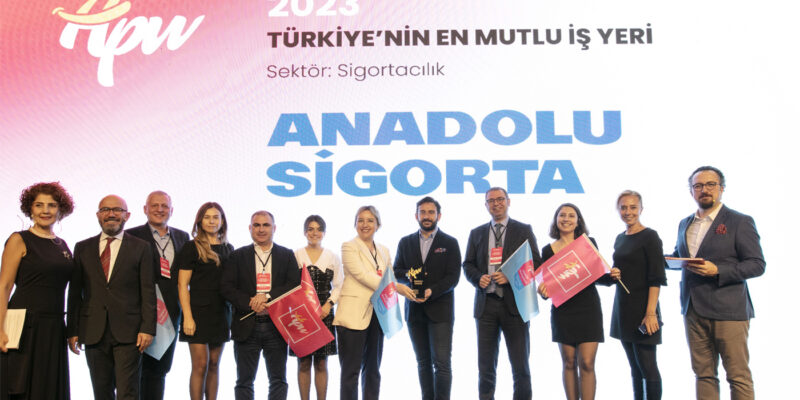 Anadolu Sigorta, Happy Place To Work Ödül Törenine Katıldı