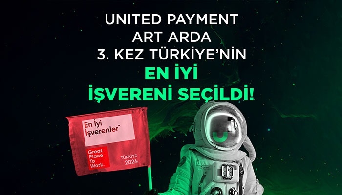 united payment ucuncu kez en iyi isveren unvanina sahip oldu