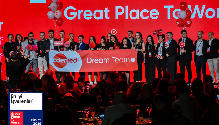 Edenred Bir Kez Daha “Great Place To Work - Türkiye’nin En İyi İşvereni” Ünvanını Aldı